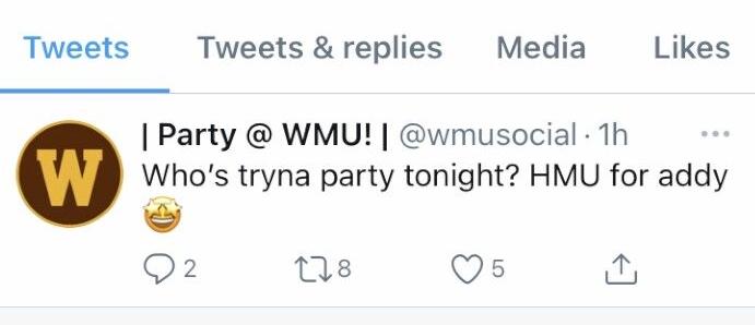 WMUSocial deleted tweet